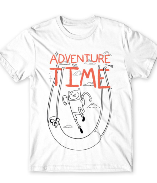 Adventure Time Monochrome Adventure Time Póló - Sorozatos