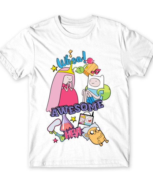 Finn and Princess Bubblegum Adventure Time Póló - Sorozatos