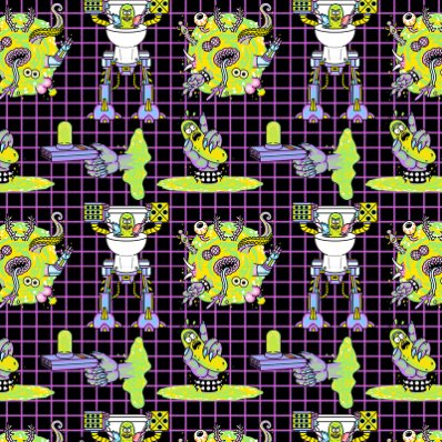 Pickle Rick pattern