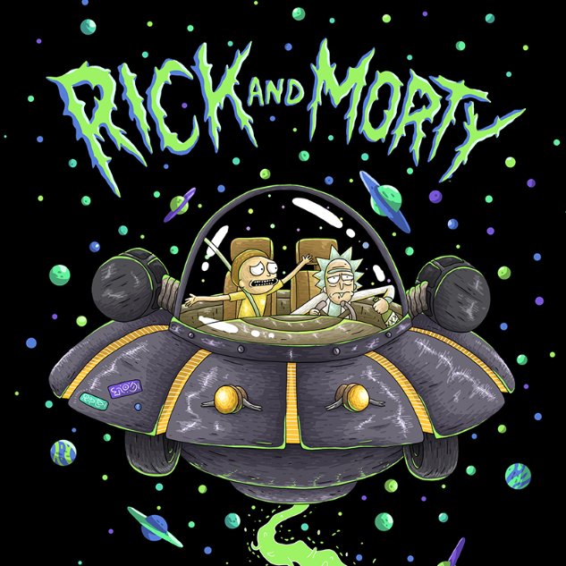 Rick and Morty spaceship
