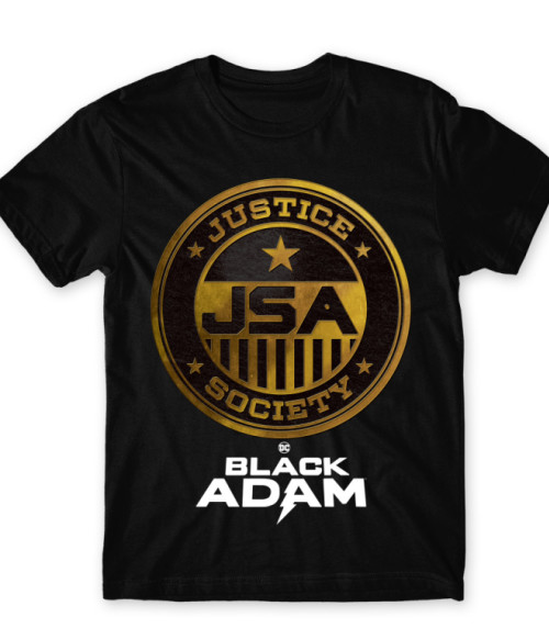 JSA Logo Black Adam Póló - Filmes