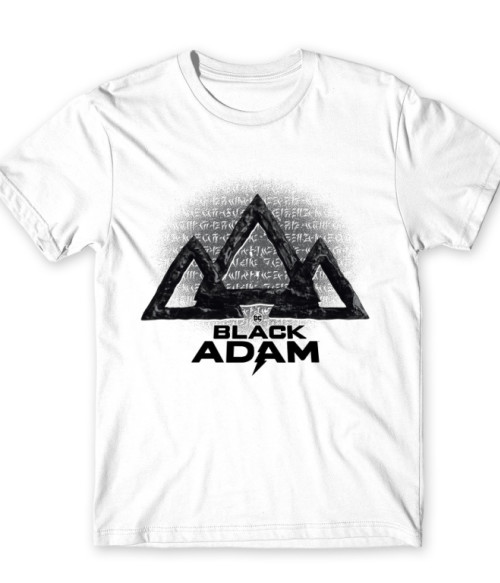 Black Adam grunge logo Black Adam Póló - Filmes