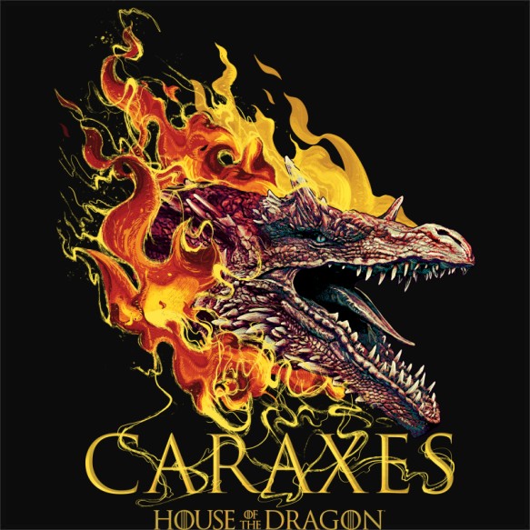 Caraxes splash Sárkányok háza Sárkányok háza Sárkányok háza Pólók, Pulóverek, Bögrék - Sorozatos