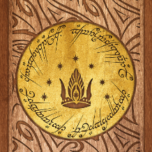 Gondor crown wooden texture
