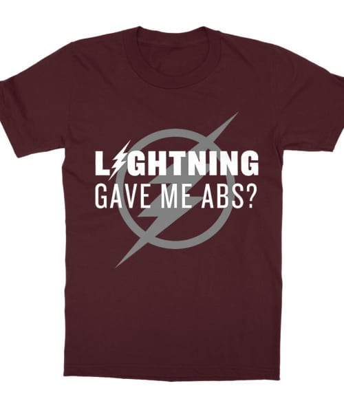 Lightning Gave Me Abs? Póló - Ha Flash rajongó ezeket a pólókat tuti imádni fogod!