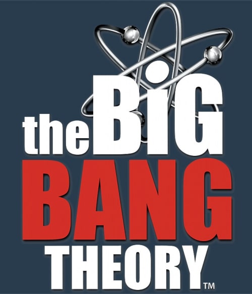 The Big Bang Theory Logo Agymenők Agymenők Agymenők Pólók, Pulóverek, Bögrék - Sorozatos