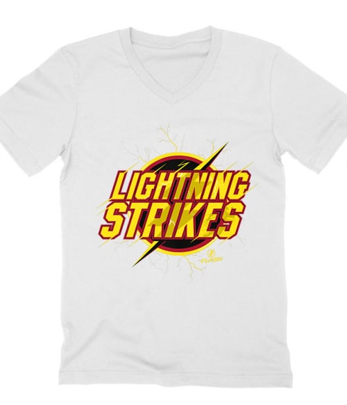 Lightning Strikes Póló - Ha Flash rajongó ezeket a pólókat tuti imádni fogod!