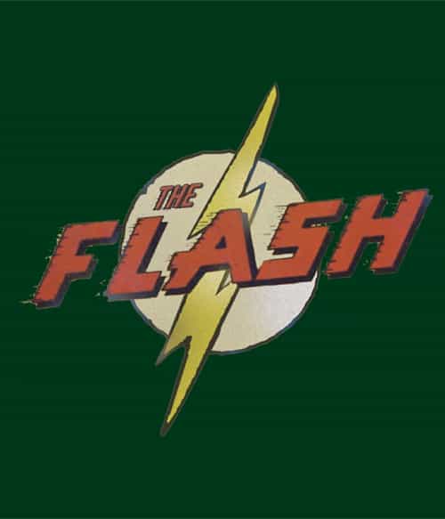 The Flash Old Logo Flash Pólók, Pulóverek, Bögrék - Sorozatos