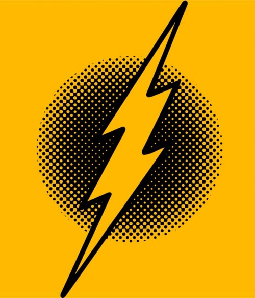Dotted Flash Logo Flash Pólók, Pulóverek, Bögrék - Sorozatos