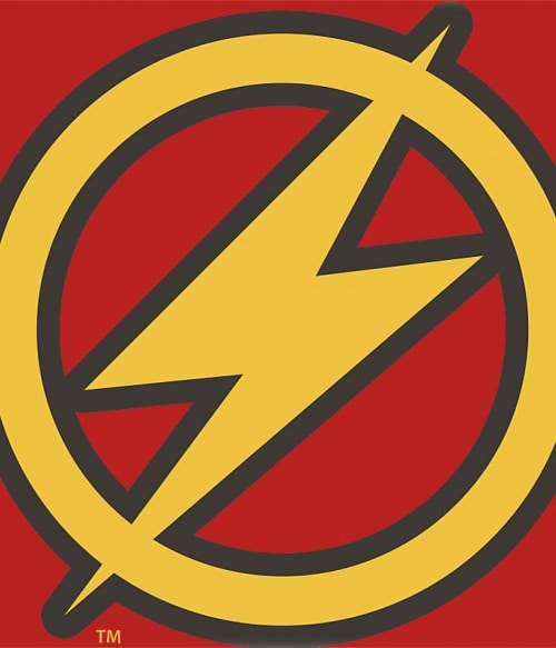 Kid Flash Logo DC Sorozatok Pólók, Pulóverek, Bögrék - Sorozatos