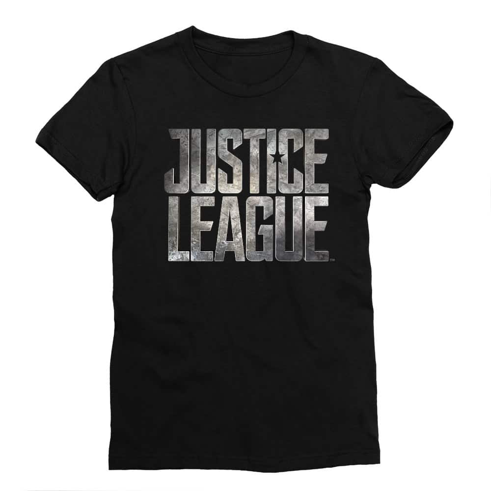 Justice League logo Férfi Testhezálló Póló