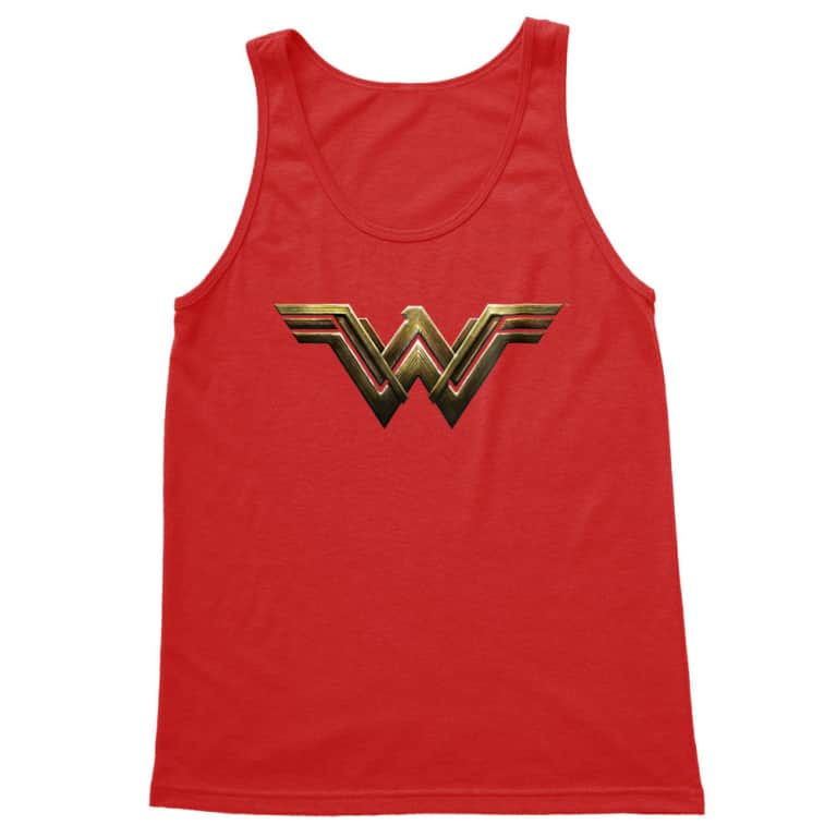 JL Wonder Woman logo - Férfi Trikó