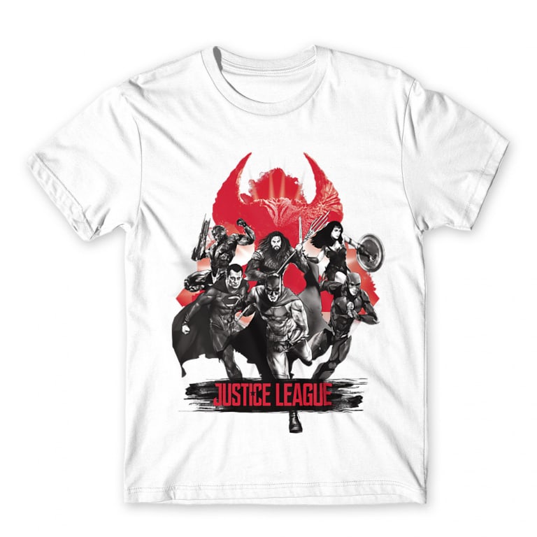JL team red and black - Férfi Póló