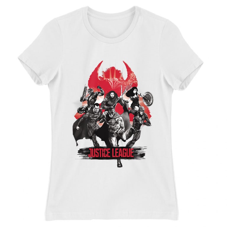 JL team red and black - Női Póló
