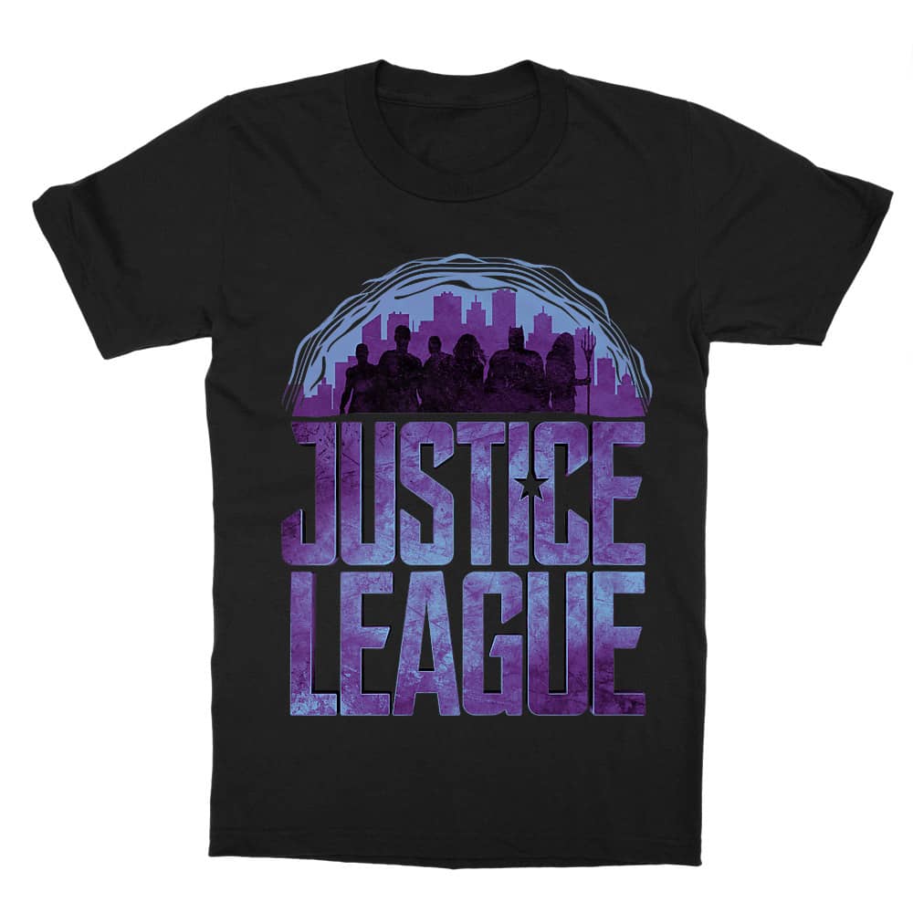 Justice League silhouettes Gyerek Póló