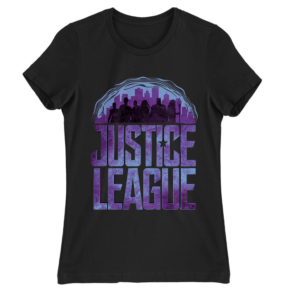 Justice League silhouettes Női Póló