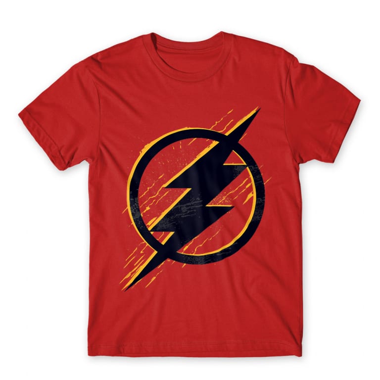 JL Flash logo - Férfi Póló