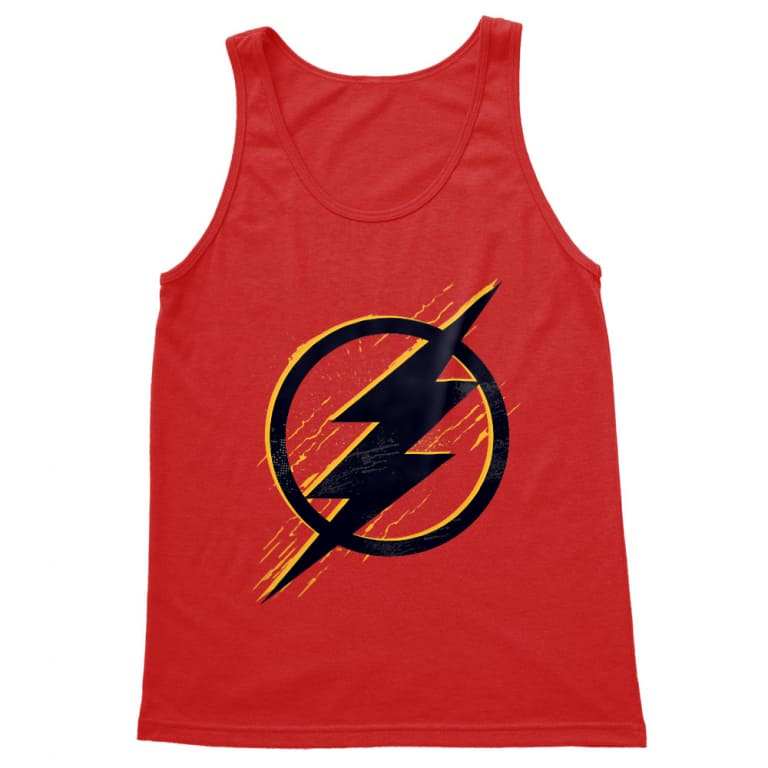JL Flash logo - Férfi Trikó
