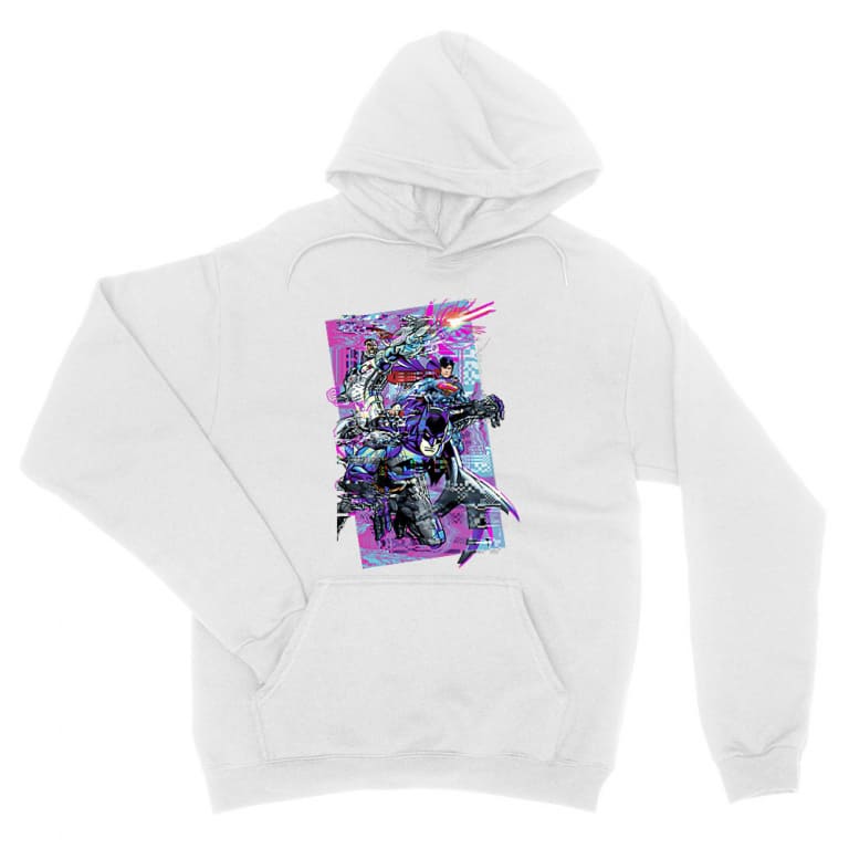Neon Justice League - Unisex Pulóver