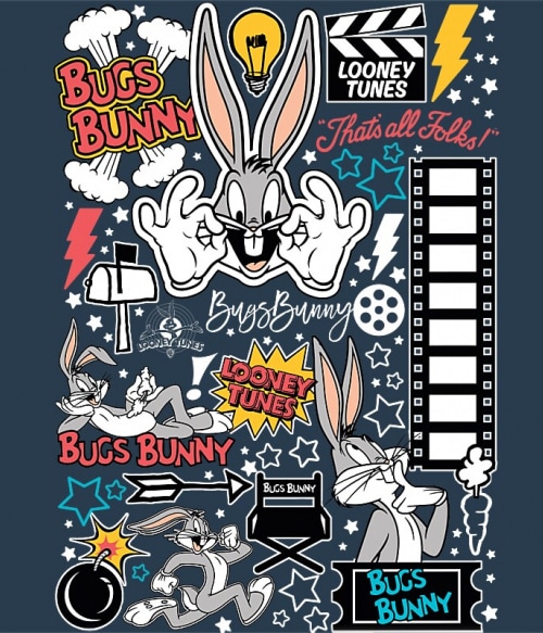 Bugs Bunny Movie Star Rajzfilmek Pólók, Pulóverek, Bögrék - Sorozatos