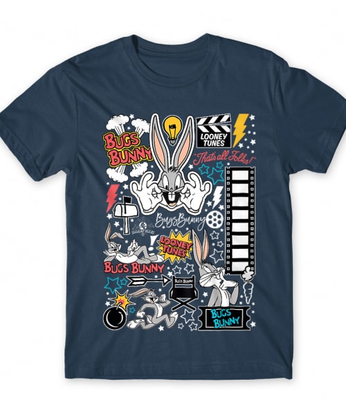 Bugs Bunny Movie Star Póló - Ha Looney Tunes rajongó ezeket a pólókat tuti imádni fogod!