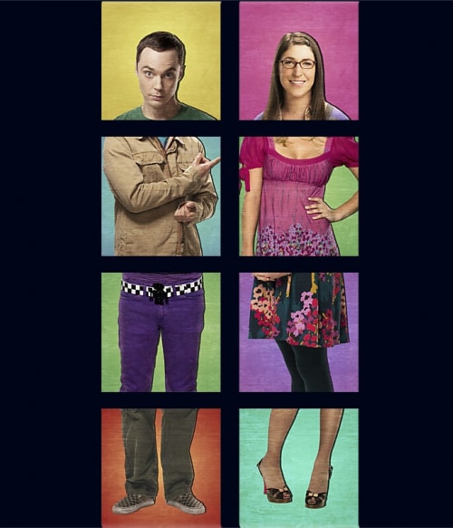 Sheldon and Amy Agymenők Agymenők Agymenők Pólók, Pulóverek, Bögrék - Sorozatos