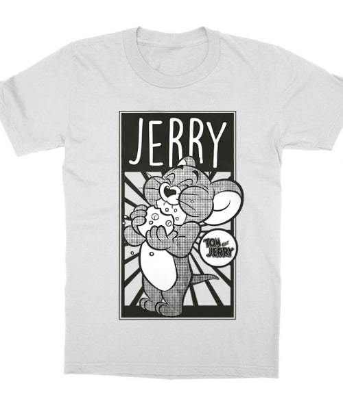 Jerry monochrome Póló - Ha Tom and Jerry rajongó ezeket a pólókat tuti imádni fogod!