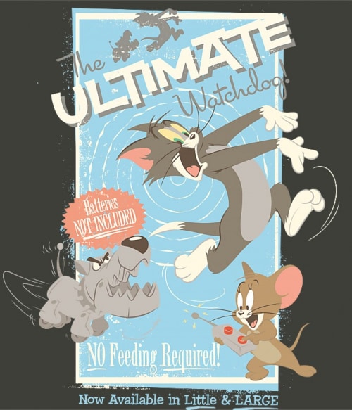The ultimate Watchdog Rajzfilmek Pólók, Pulóverek, Bögrék - Tom és Jerry