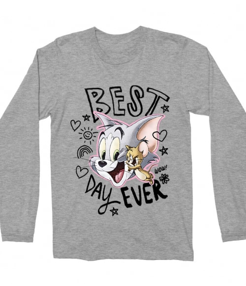 Tom and Jerry Best day ever Póló - Ha Tom and Jerry rajongó ezeket a pólókat tuti imádni fogod!