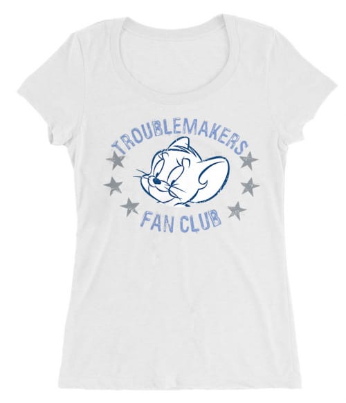 Troublemakers Fan Club Póló - Ha Tom and Jerry rajongó ezeket a pólókat tuti imádni fogod!