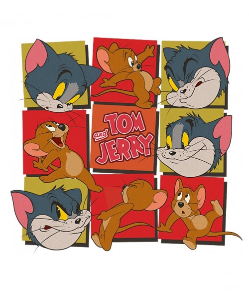 Tom and Jerry retro Rajzfilmek Pólók, Pulóverek, Bögrék - Tom és Jerry