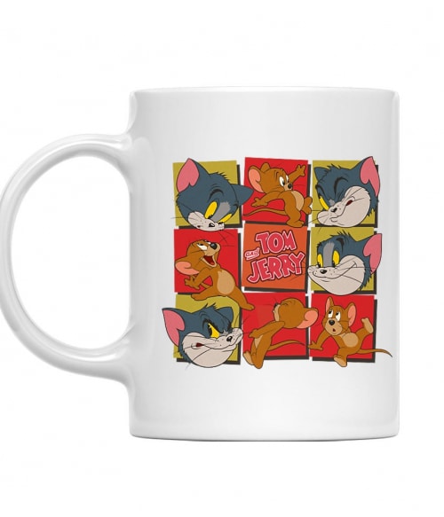 Tom and Jerry retro Tom és Jerry Bögre - Tom és Jerry