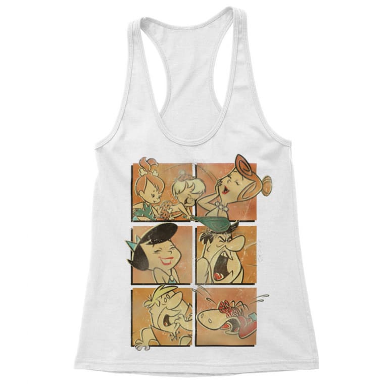 Flintstones retro cubes - Női Trikó