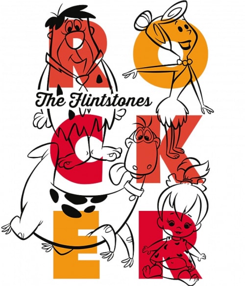 Flintstones rocker Frédi és Béni, avagy a két kőkorszaki szaki Pólók, Pulóverek, Bögrék - Sorozatos