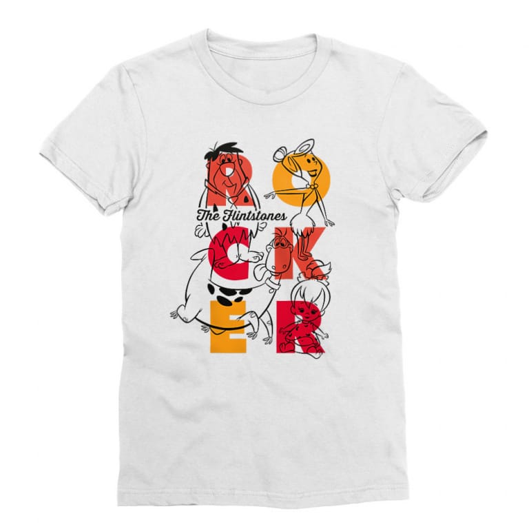 Flintstones rocker - Férfi Testhezálló Póló