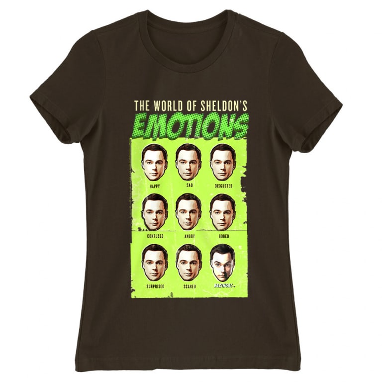 Sheldon's emotions - Női Póló