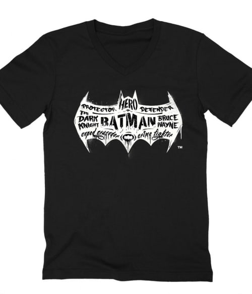 Batman text logo Póló - Ha Batman rajongó ezeket a pólókat tuti imádni fogod!