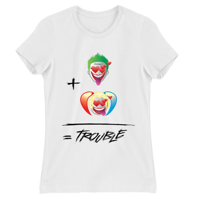 Trouble Emoji - Női Póló