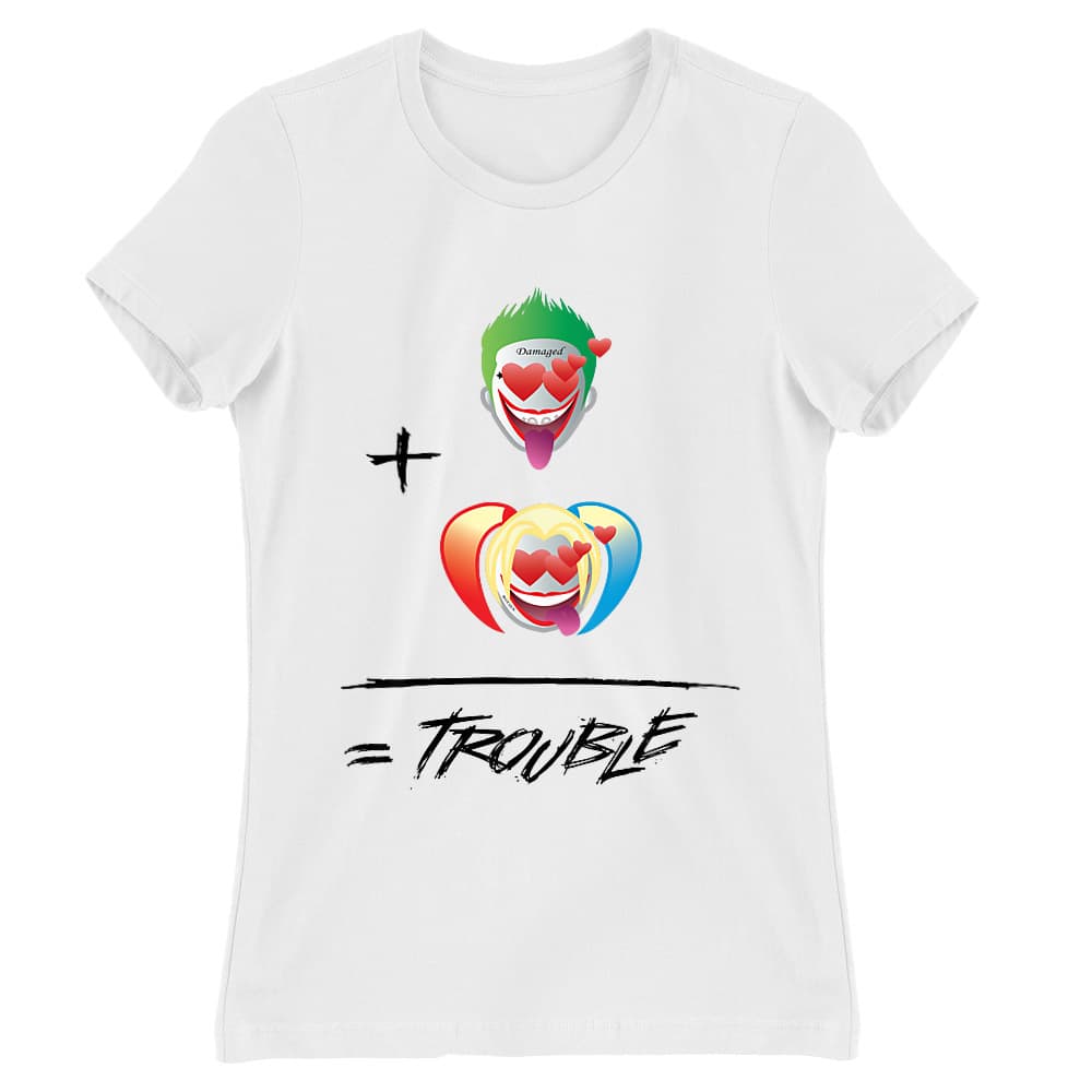 Trouble Emoji Női Póló