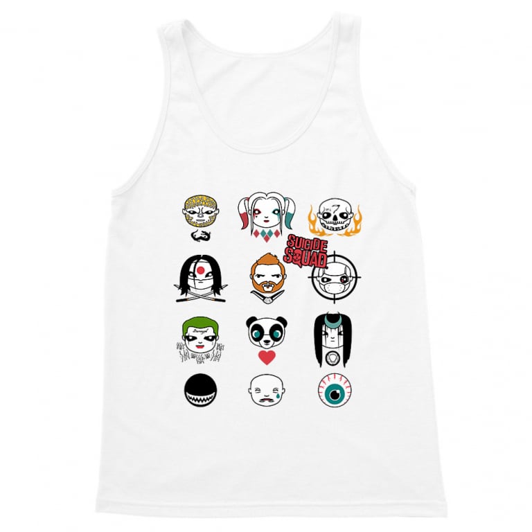 Squad Faces - Férfi Trikó