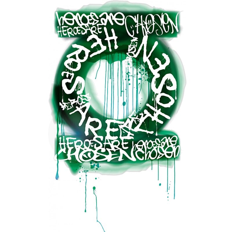 Green Lantern Aquarell Logo