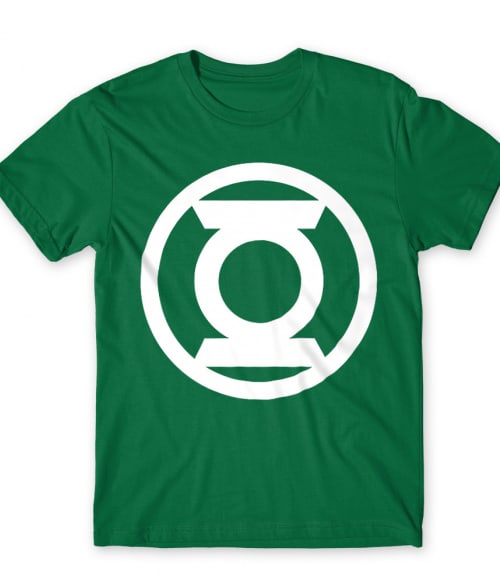 Green Lantern Basic Logo Zöld Lámpás Póló - Zöld Lámpás