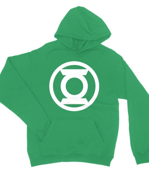 Green Lantern Basic Logo Zöld Lámpás Pulóver - Zöld Lámpás