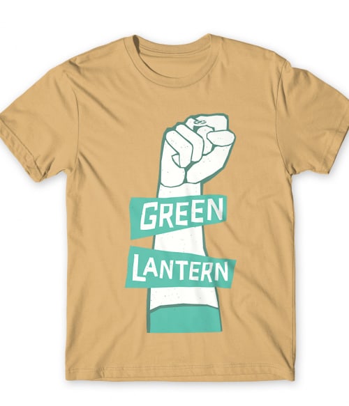Green Lantern Minimal Zöld Lámpás Póló - Zöld Lámpás