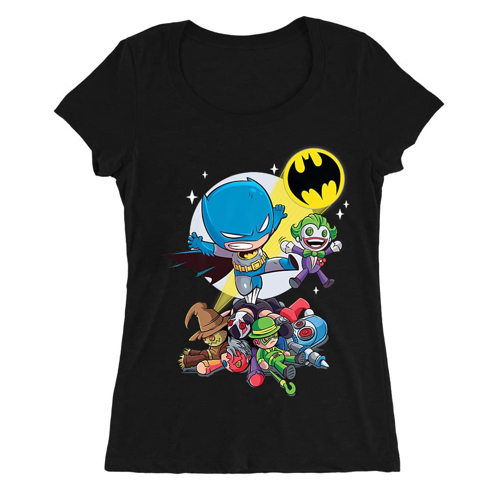 Batman chibi action Női O-nyakú Póló