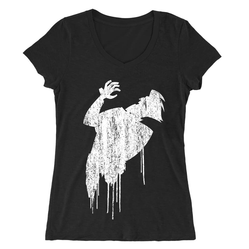 Joker Silhouette Női V-nyakú Póló