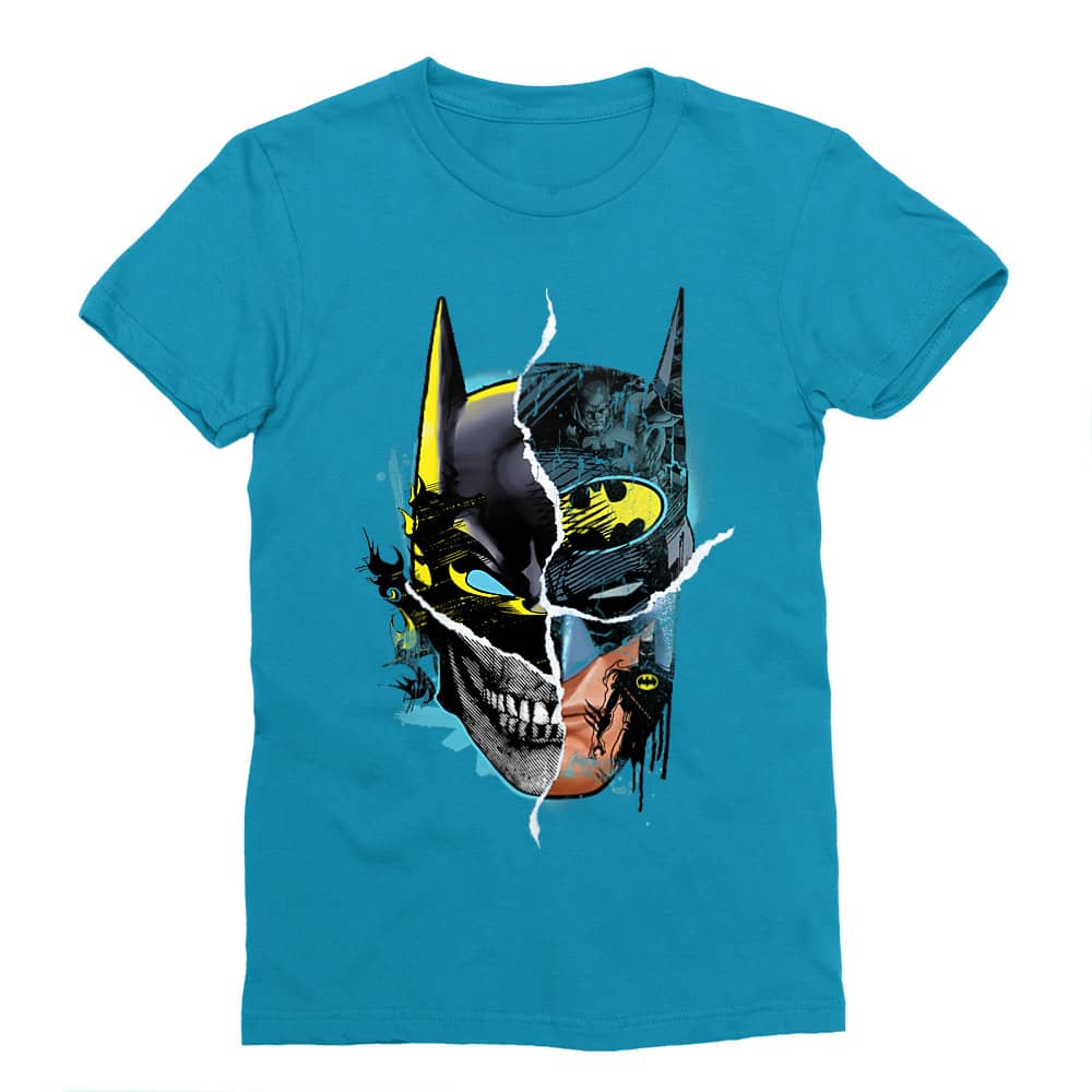 Batman pieces Férfi Testhezálló Póló