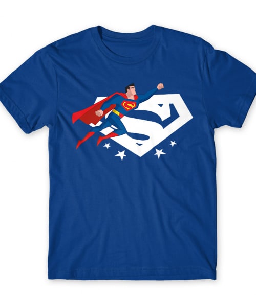 Action Superman Logo Az Igazság Ligája Póló - Filmes
