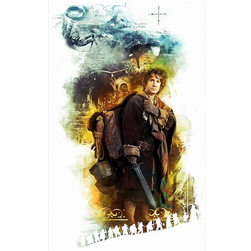 Hobbit watercolor - Design preview