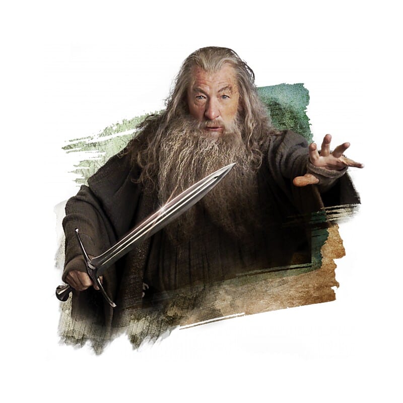 Gandalf with sword